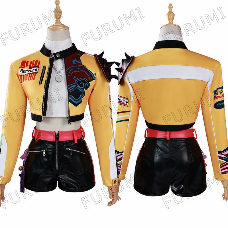 デーモンハンター コスプレ衣装 子供用 ルミ ミラ ゾーイ セット コスプレ ウィッグ付き カツラ 日常 女の子 コスチューム 仮装 演出服 キラキラ ステージ舞台服 学園祭 文化祭 ハロウィン クリスマス 忘年会 誕生日