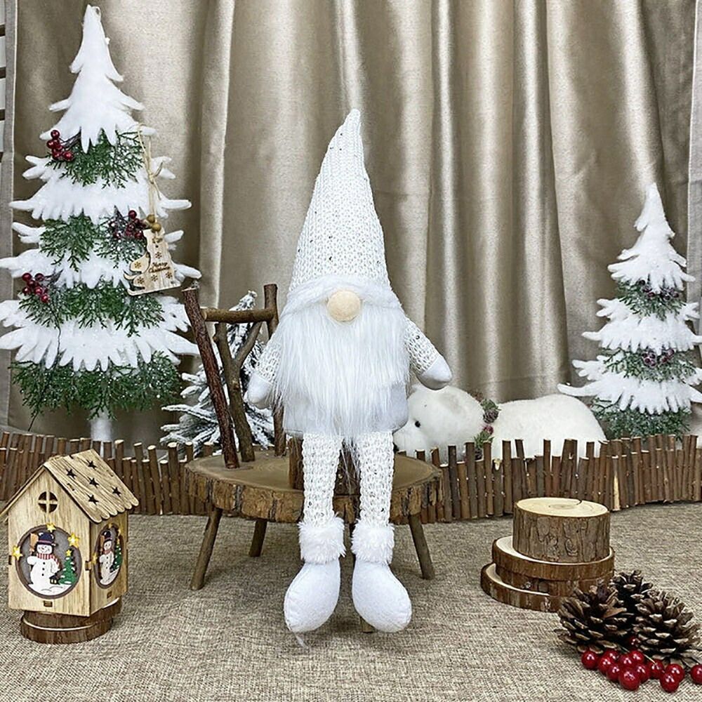 在庫限り】クリスマス 妖精 人形 サンタさん ピンクorホワイトorグレー