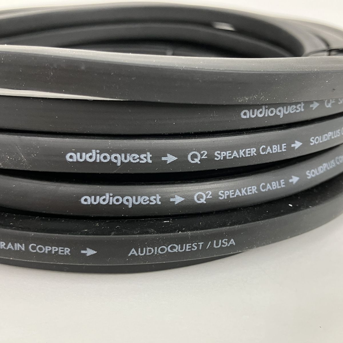 audioquest Q2 スピーカーケーブル 3.0m ペア 中古 Y10267020