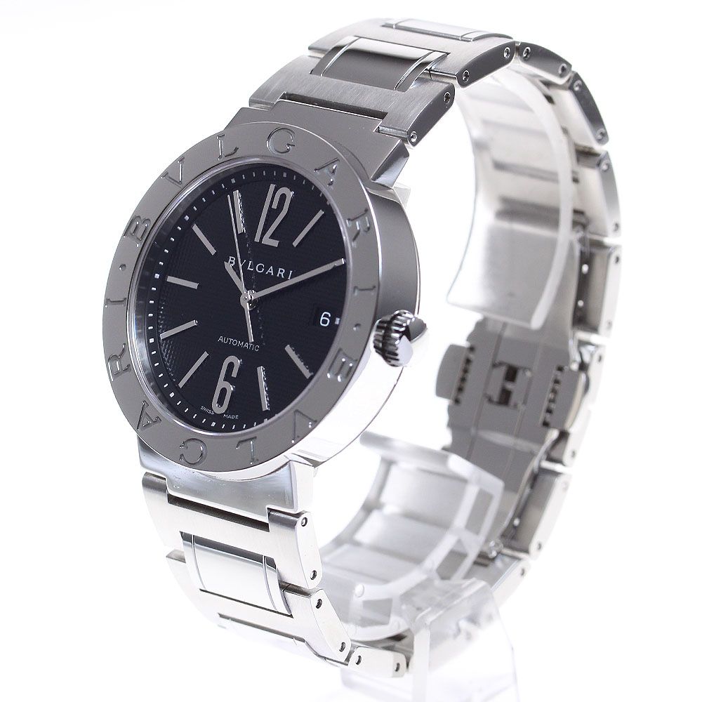 ブルガリ　BVLGARI ＢＢ３８ＳＳ　AUTO デイト　自動巻き　メンズ美品 ブルガリ BVLGARI BB38SS AUTO デイト 自動巻き メンズ美品