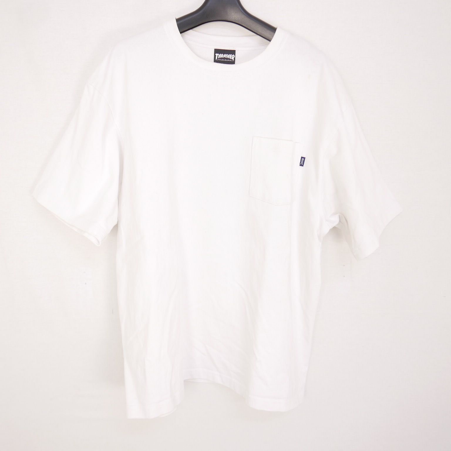 21SS THRASHER for RHC Ron Herman スラッシャー ロンハーマン Logo Tee 半袖カットソー ロゴプリント Tシャツ  白WHITE L 3420900121 - メルカリ