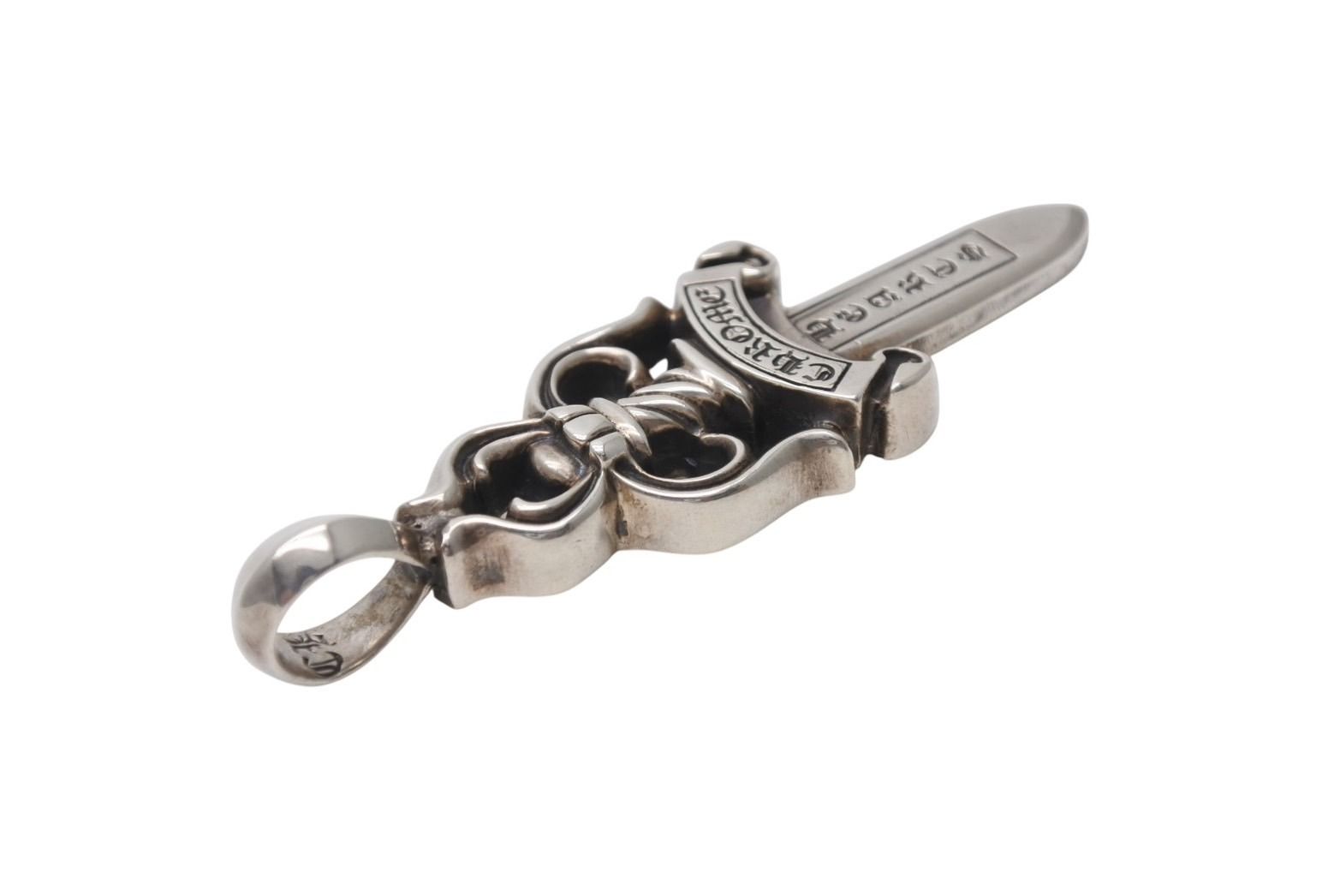 極美品 CHROME HEARTS クロムハーツ LARGE DAGGER ラージダガー 39.4g