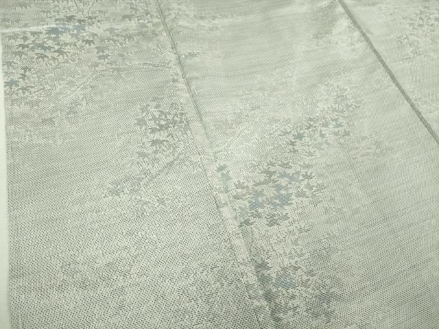 平和屋着物□極上 本場大島紬 白大島 総絣 枝楓 逸品 DZAA7641kh5