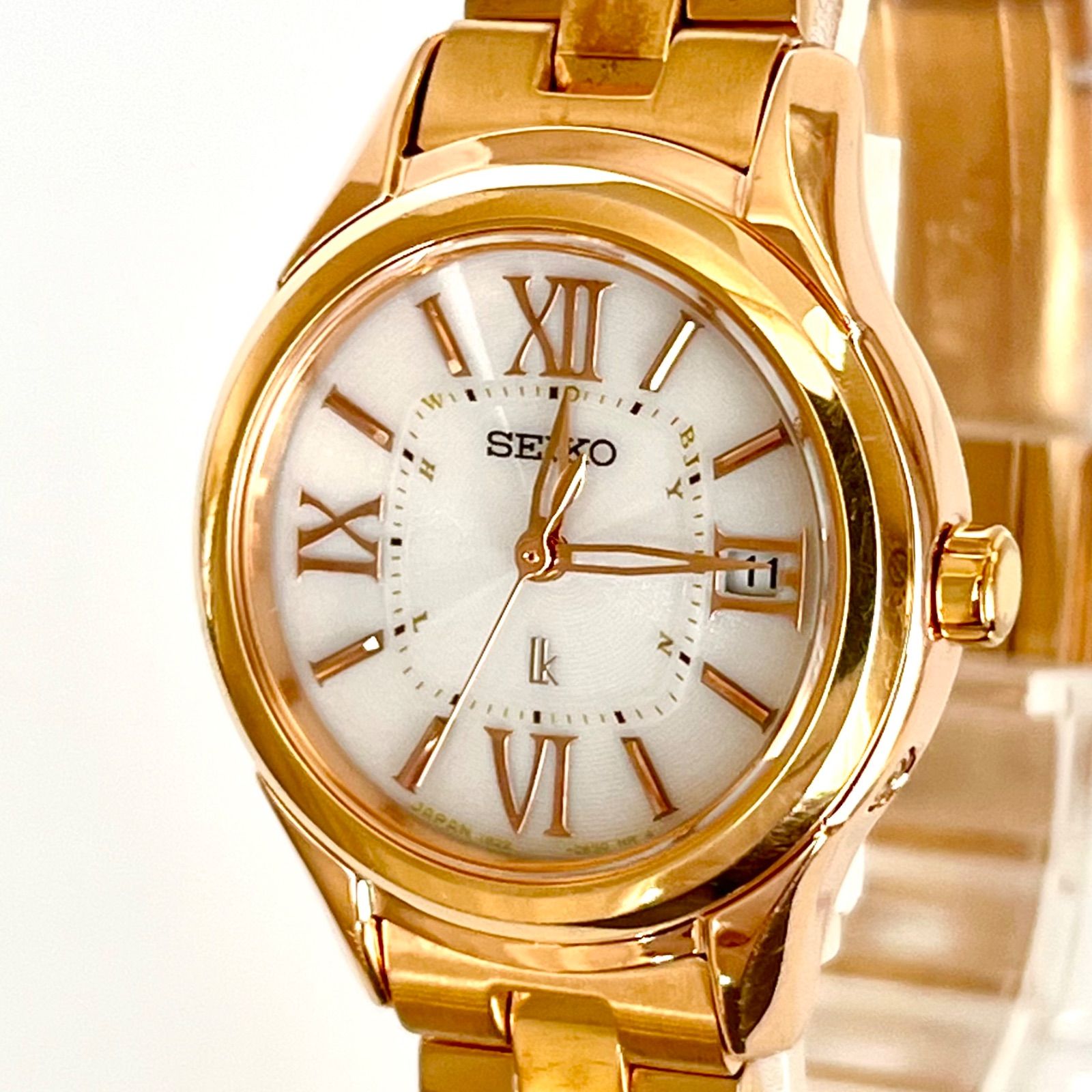 磨き済み セイコー SEIKO ルキア LUKIA レディース 腕時計 美品 電池