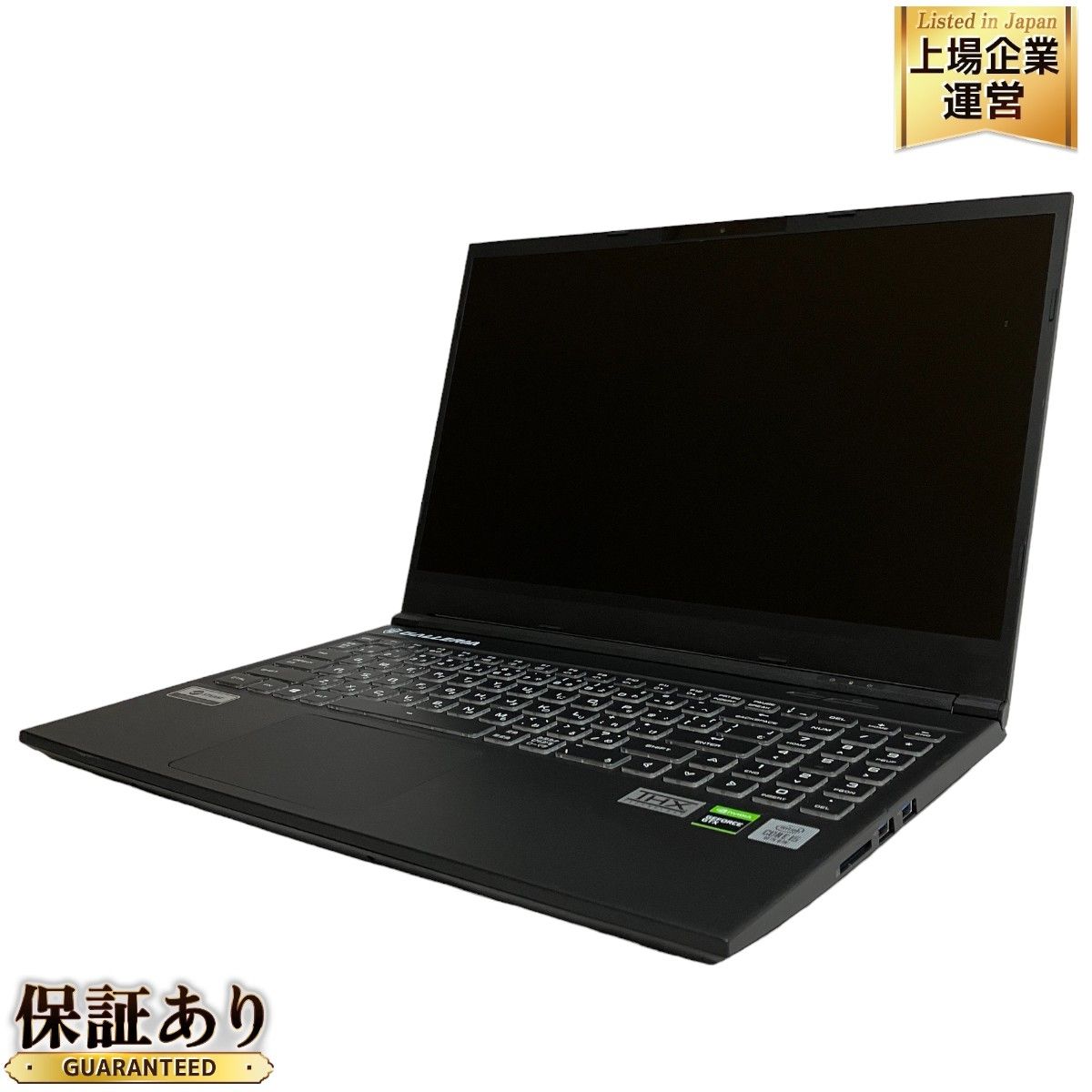 Thirdwave GALLERIA GCL1650TGF 15.6インチ ノートパソコン i5-10300H 32GB SSD 1TB GTX  1650 Ti Win11 中古 M9121712 - メルカリ