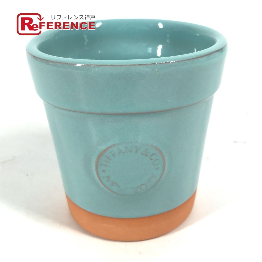 TIFFANYu0026Co. ティファニー 花瓶 ロゴ フラワーベース 陶器