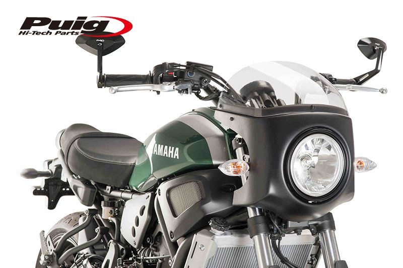 Puig 8933W RETRO SEMI FAIRING [CLEAR] YAMAHA XSR700 (16-20) XSR700 XTRIBUTE (19-20) プーチ スクリーン カウル