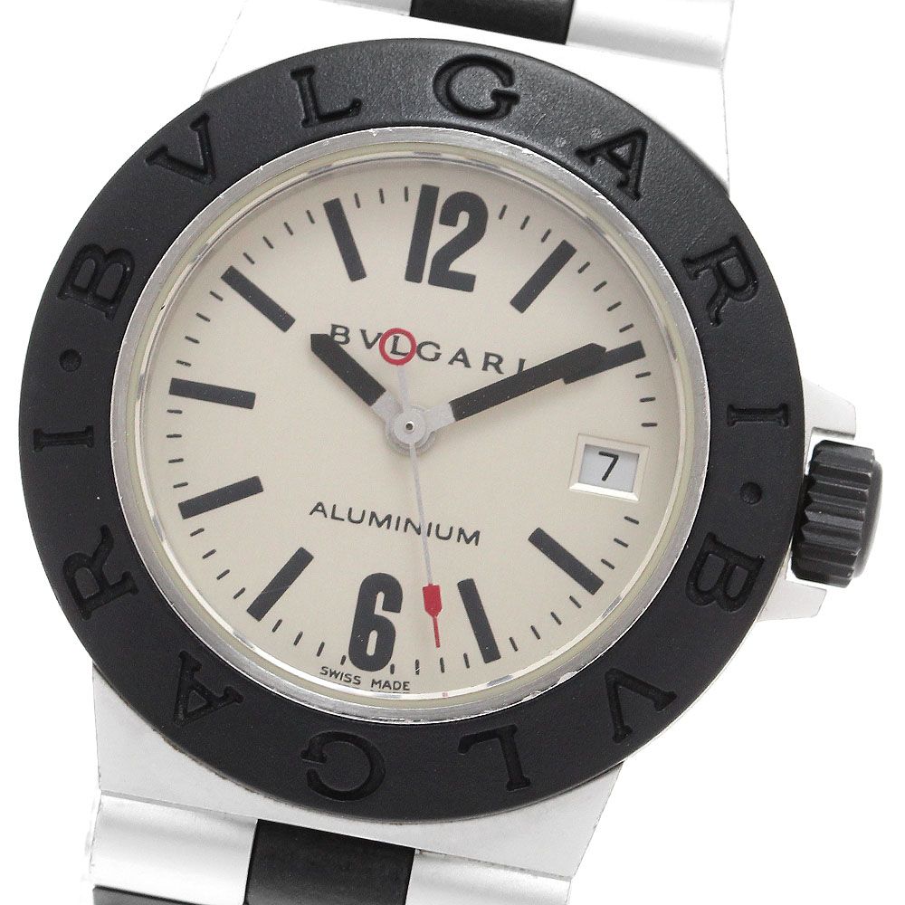 ブルガリ BVLGARI AL29A アルミニウム デイト クォーツ レディース_910225