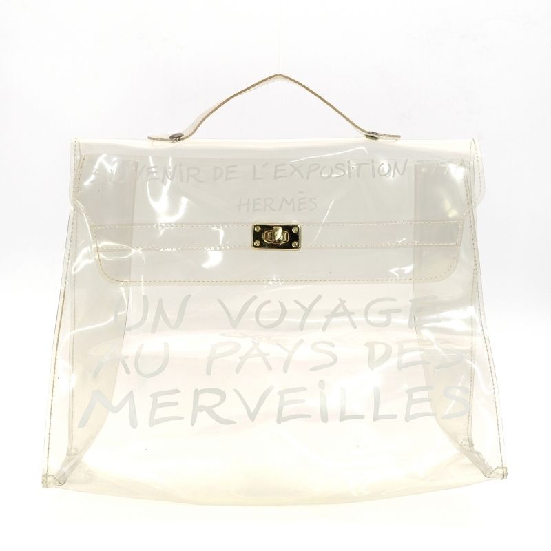 HERMES ビニールケリーバッグ HERMES ビニールケリーバッグ