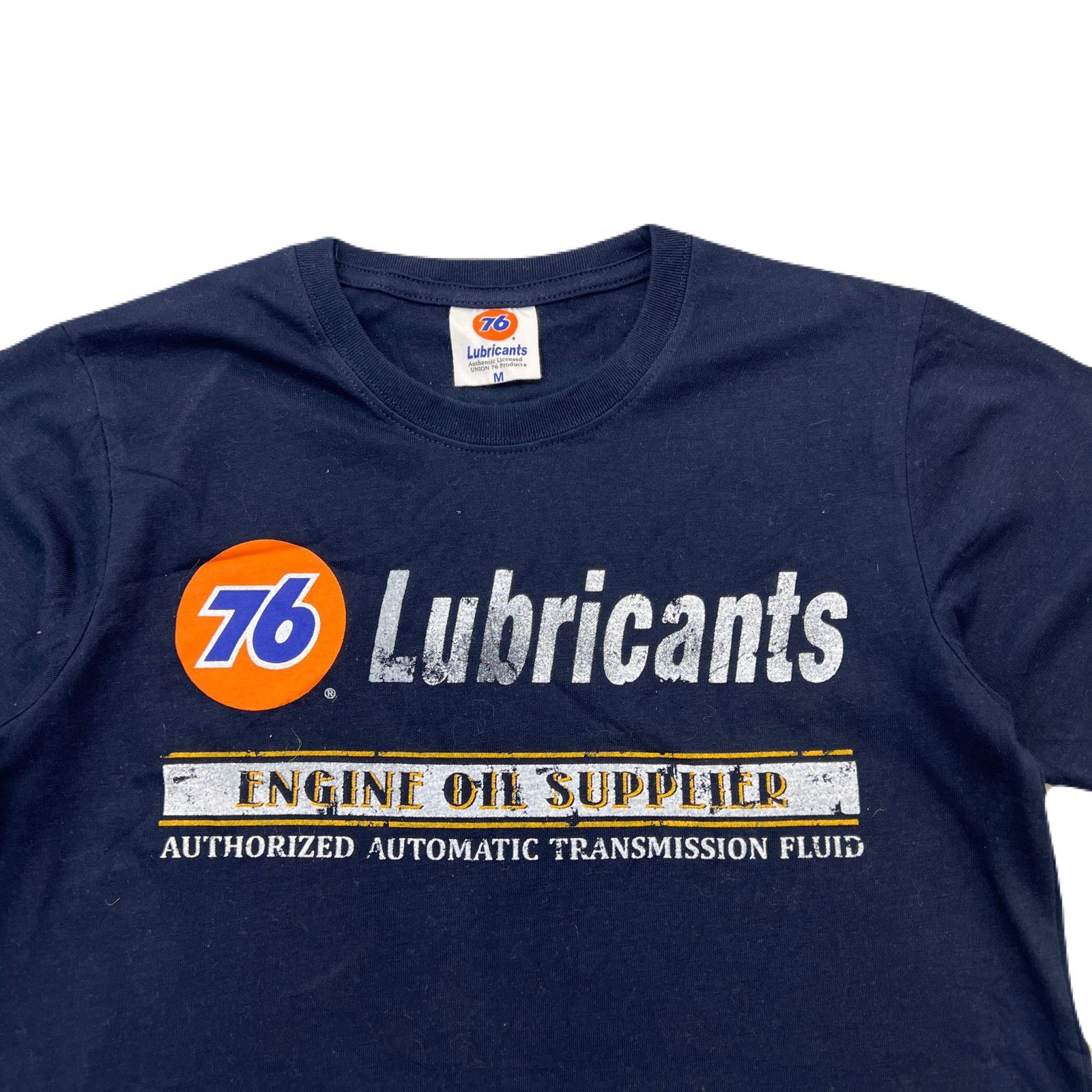 76ルブリカンツ Tシャツ 半袖 ネイビー 濃紺 両面プリント メンズ M