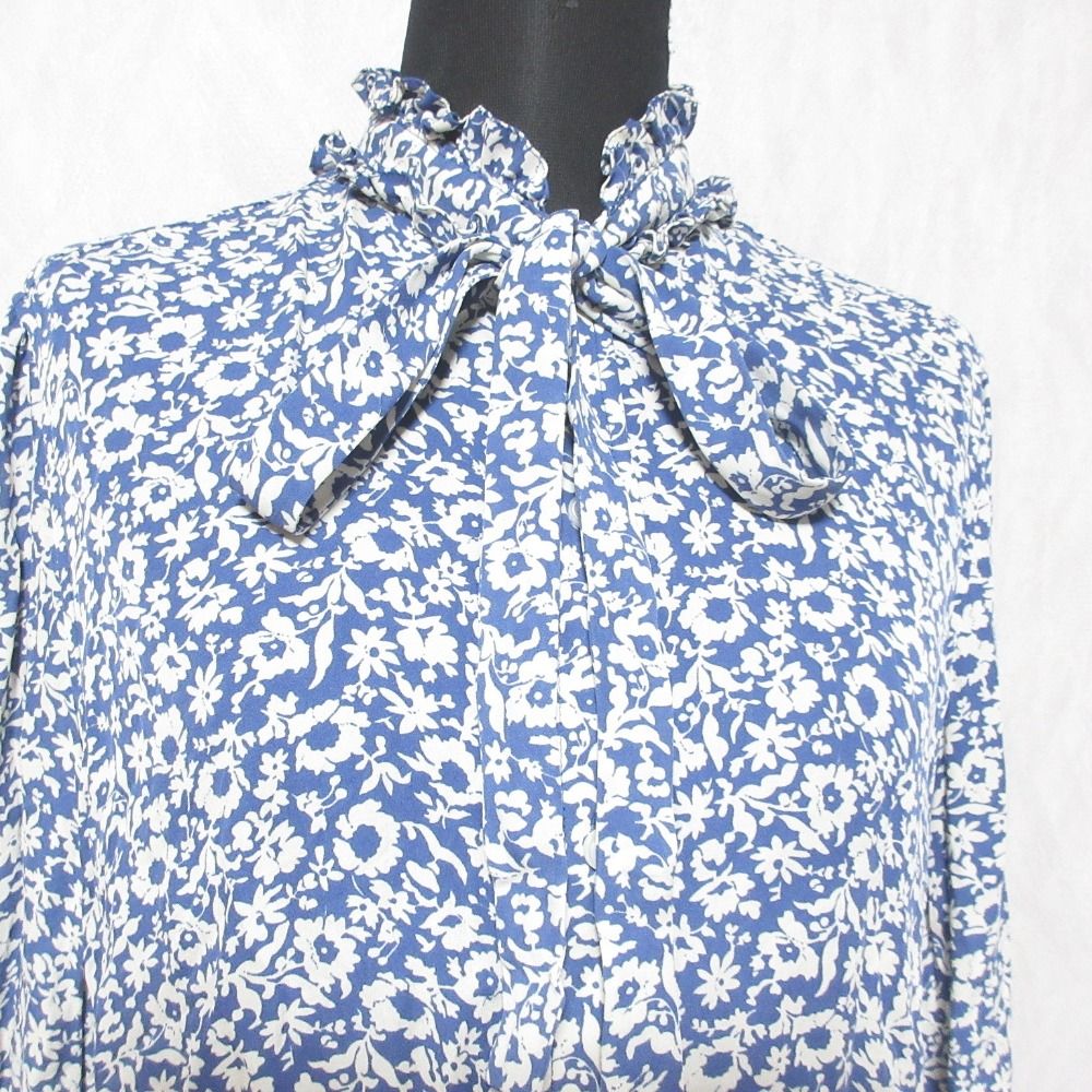 美品 POLO RALPH LAUREN ポロ ラルフローレン フラワー柄 シルク