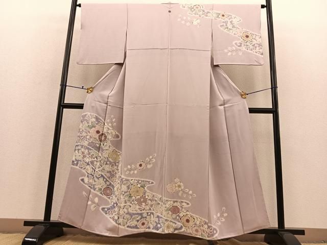 平和屋着物□訪問着 辻が花 手描き 絞り 正絹 逸品 BAAS4762gt