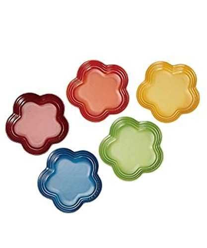 数量限定】ル・クルーゼ(Le Creuset) 皿 フラワー・プレート LC(S