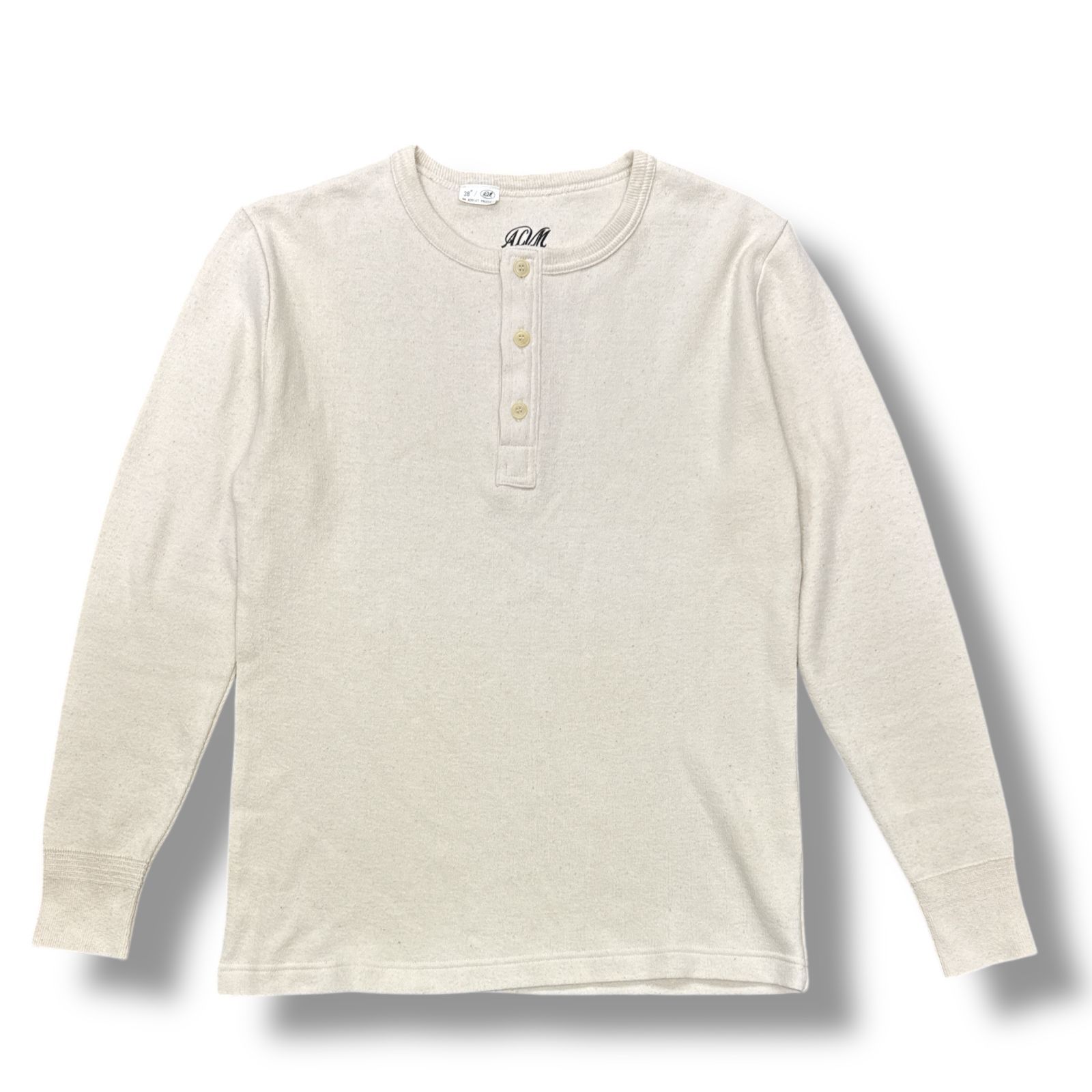 参考上代19800円 ADDICT CLOTHES HENLEY NECK LONG SLEEVE KNIT
