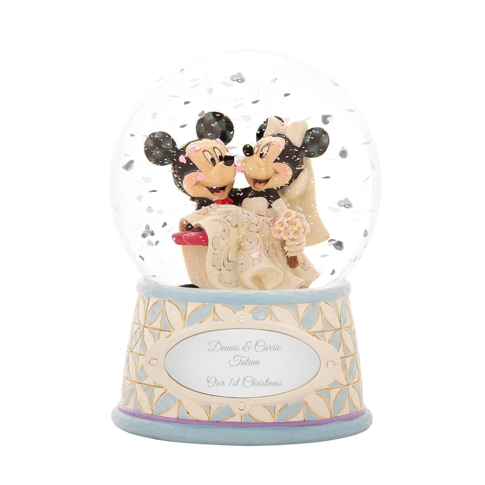 enesco Disney Traditions ミッキー＆ミニー ウェディング スノー