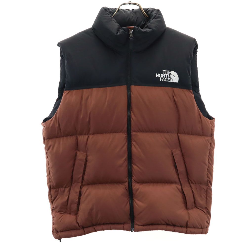 ノースフェイス ND92338 ヌプシ ダウンベスト L ブラウン 他 THE NORTH 