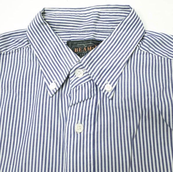 BEAMS PLUS ビームスプラス 日本製 ロンドンストライプボタンダウン