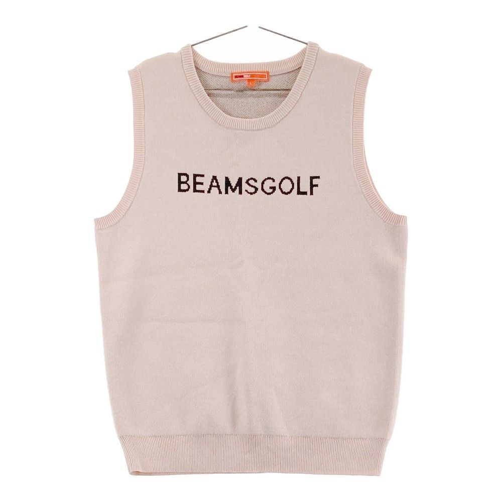 サイズ：L BEAMS GOLF ビームスゴルフ クルーネック ニットベスト