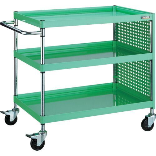 ＴＲＵＳＣＯ ツールワゴン ファルコンワゴン ９００Ｘ６００ パネル付 ヤンググリーン