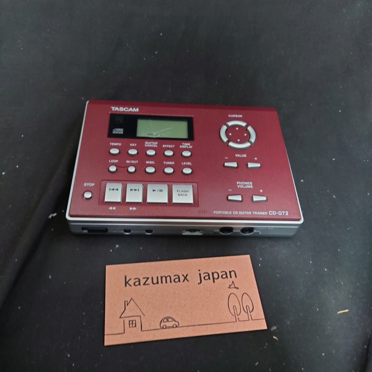 TASCAM CD-GT2 ギター練習 CDプレイヤー アダプター付 TASCAM CD-GT2
