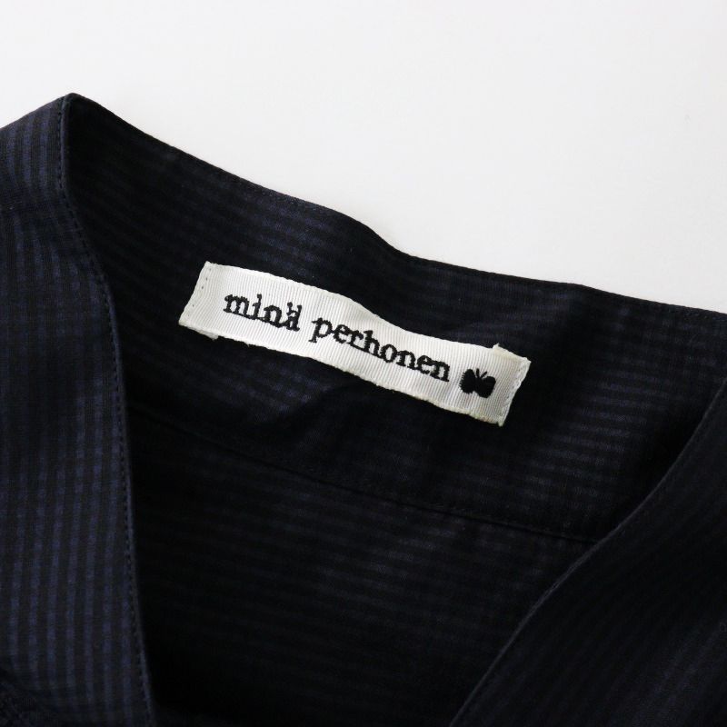 未使用 2023AW ミナペルホネン mina perhonen particule ブラウス 38