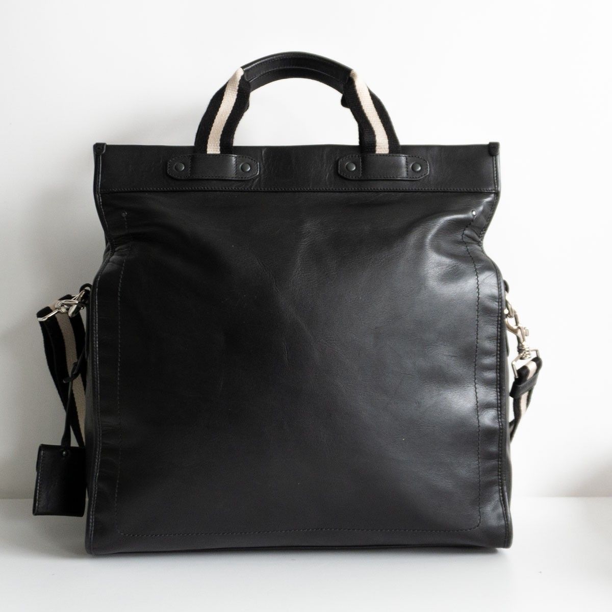BALLY レザー 2 way トートバッグ ブラック トレインスポッティング バリー