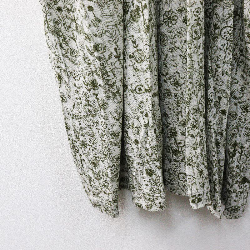 ミナペルホネン mina perhonen letter of flower レーヨンリネン