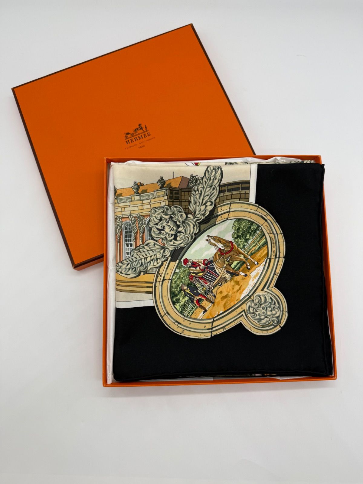HERMES シルク スカーフ カレ90 サンスーシ宮殿 雑色店 - メルカリ