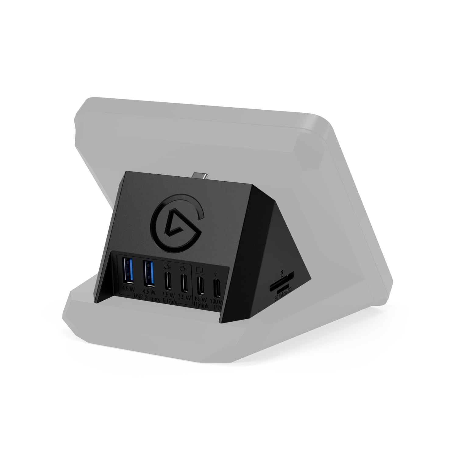 Elgato USBハブ Stream Deck 用オプション USB-Cポート×2 USB-Aポート×2 USB PD対応ポート SD|microSDカードリーダー Mac|PC対応