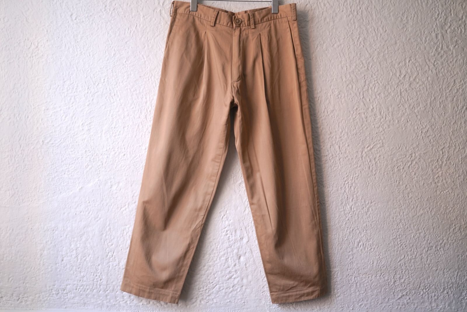 コットンチノツイルサスペンダーパンツ / Geoffrey.B.Small