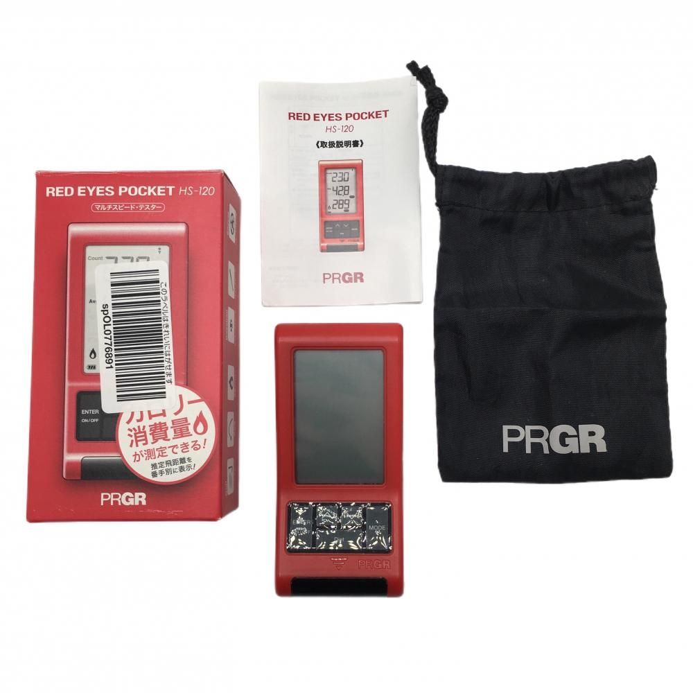 PRGR RED EYES POCKET HS-120 PRGR製 スピード測定器「RED EYES POCKET
