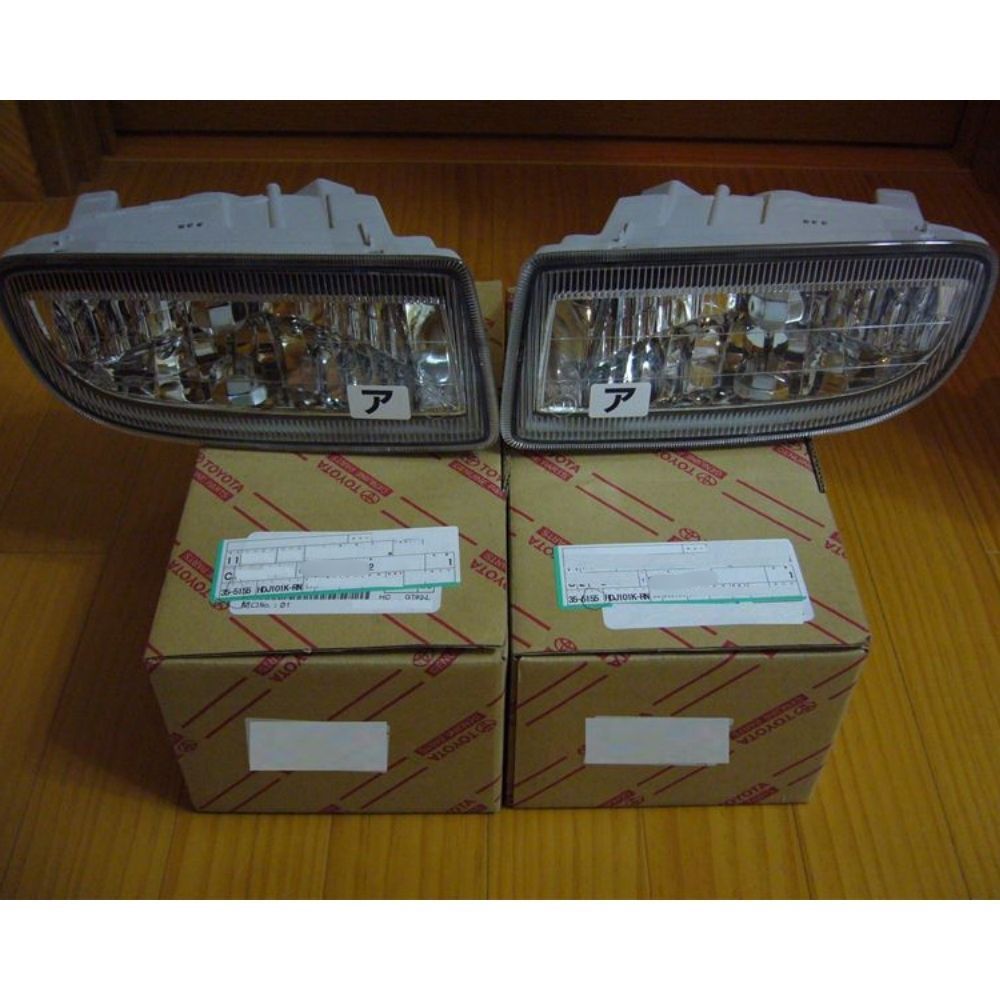 トヨタ 純正 TOYOTA 正規 フロント フォグランプ レンズ ユニット RH LH 運転席 助手席 左右セット ランドクルーザー100系 HDJ101 UZJ100 パーツ エンジン タイヤ カスタム