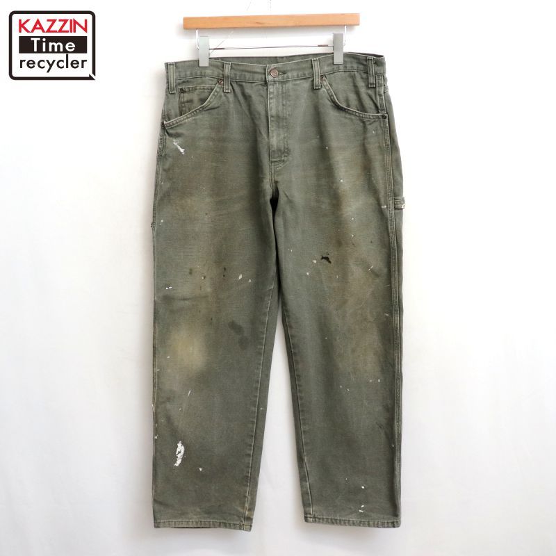 00s Dickies ペンキ ダック ペインターパンツ メンズ Ｌサイズ相当