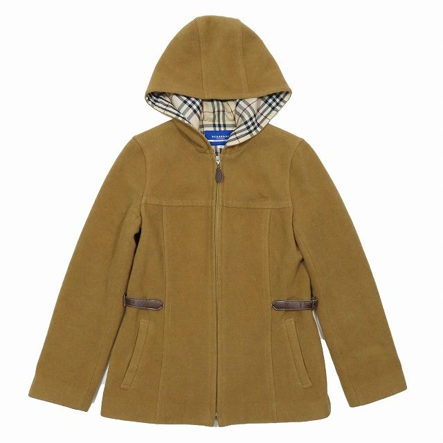 美品 バーバリーブルーレーベル BURBERRY BLUE LABEL ジップ