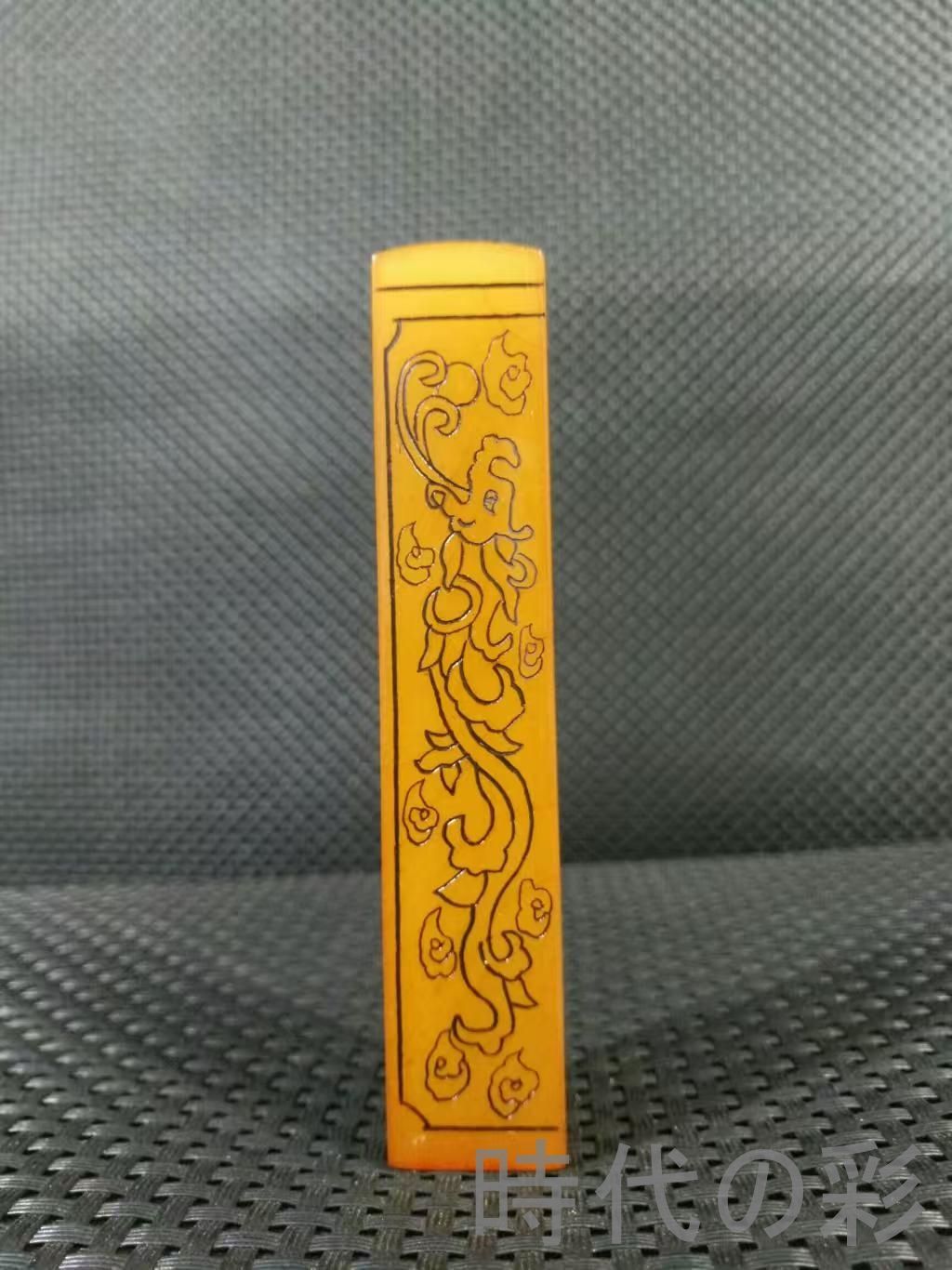 中国古美術 旧蔵 寿山石 閑章 風凰 清代 石彫 古玩 唐物 中国古 時代物 印章 開運 R07100105