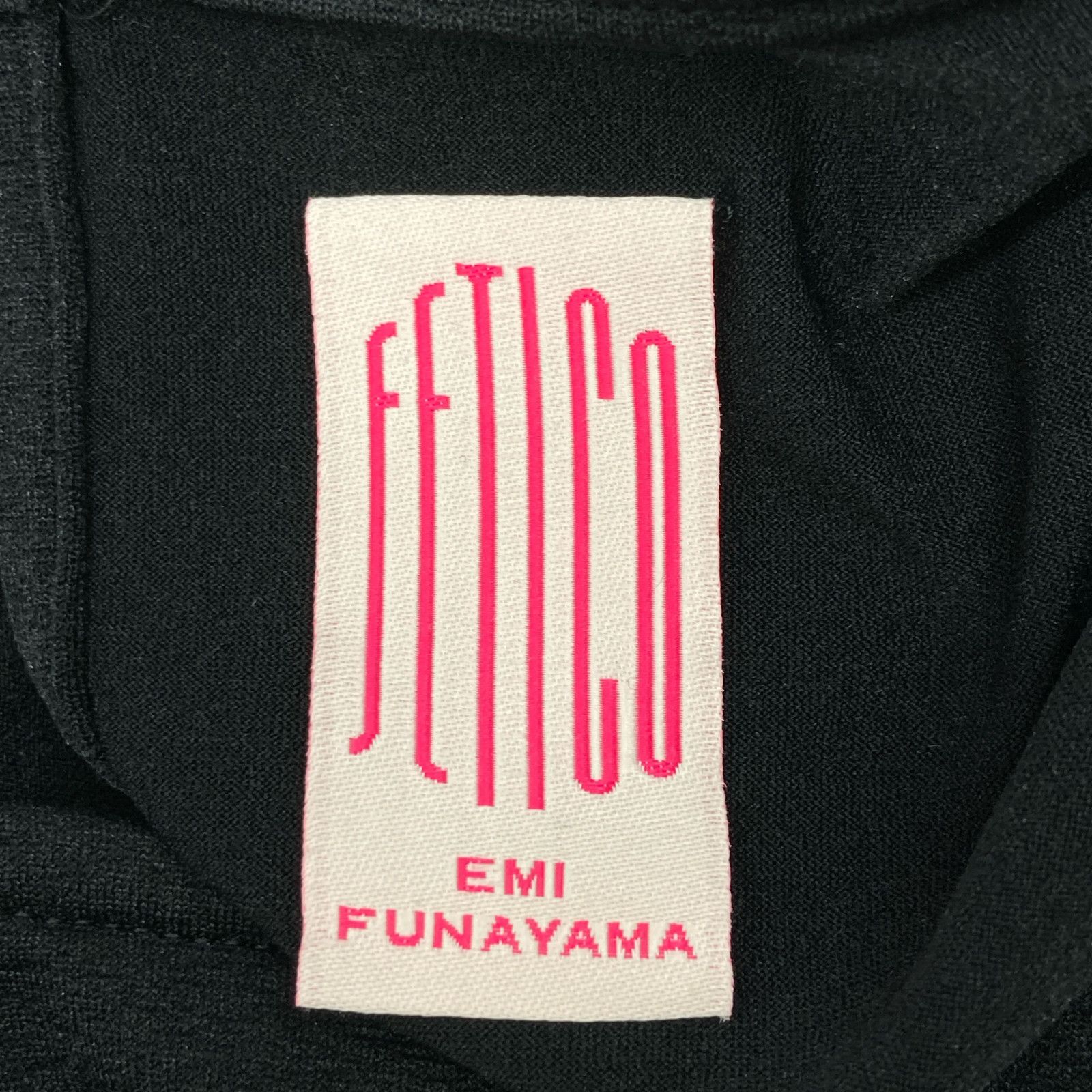  FETICO フェティコ FTC 234-0806 23 AW ﾌﾞﾗｯｸ ｻｲﾄﾞｽﾘｯﾄｷﾞｬｻﾞｰｽﾘｰﾌﾞﾜﾝﾋﾟｰｽ ﾄﾞﾚｽ 1 その他 その他