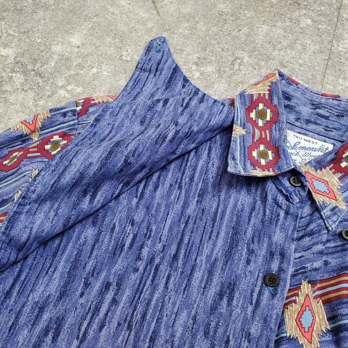 70's 70年代 Rockmount Ranch Wear 変形ウエスタンシャツ ロック