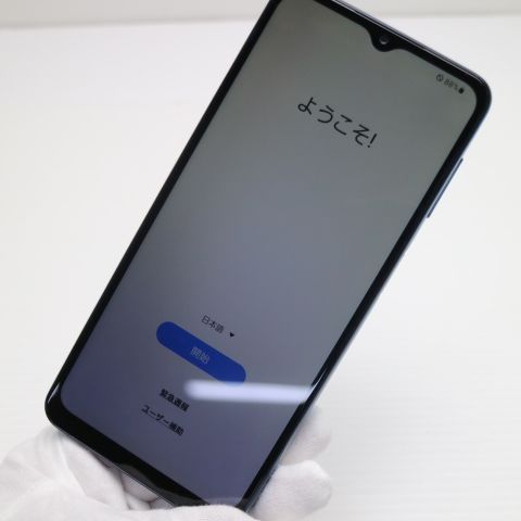 美品 Galaxy A32 5G SCG08 オーサムブルー 白ロム 本体 即日発送
