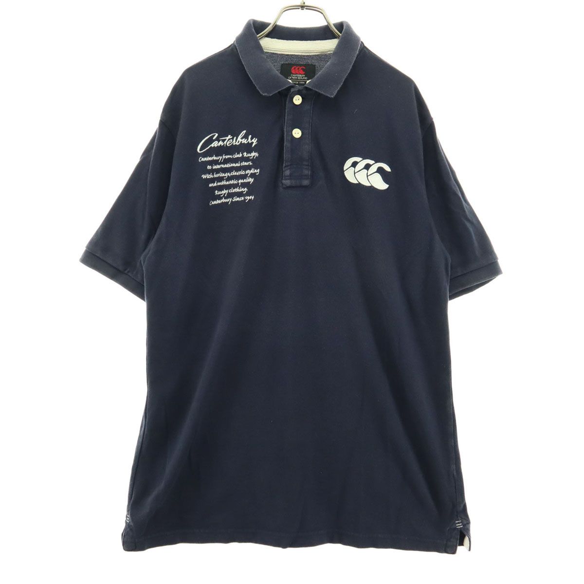 CANTERBURY OF NEWZEALAND ポロシャツ ３Ｌ CANTERBURY NEW ZEALAND patch S/S polo shirts 3L カンタベリー