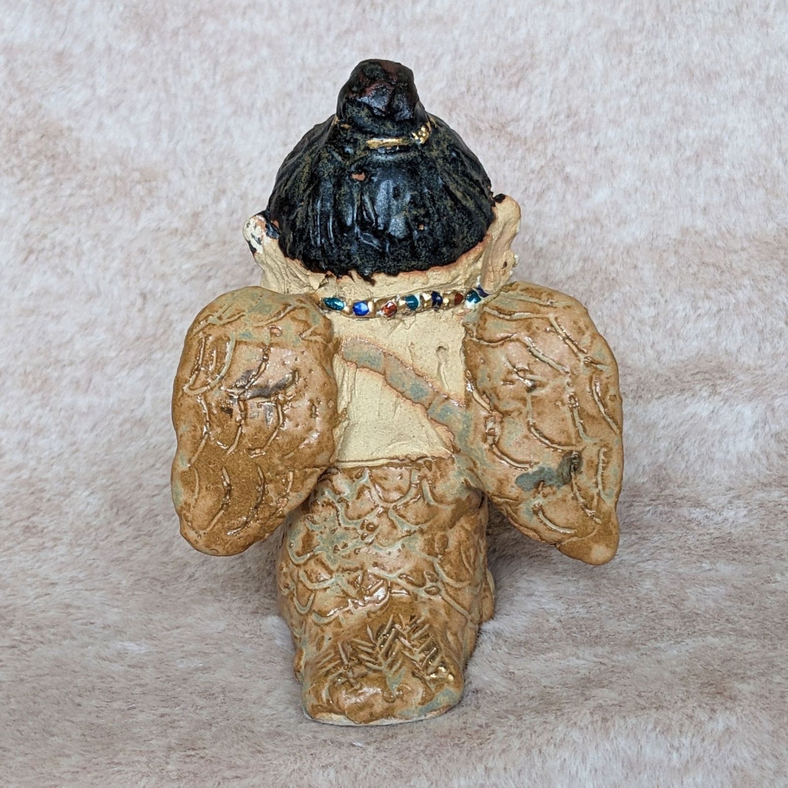 ささきようこさん作 陶人形 迦陵頻伽 鐘 - メルカリ