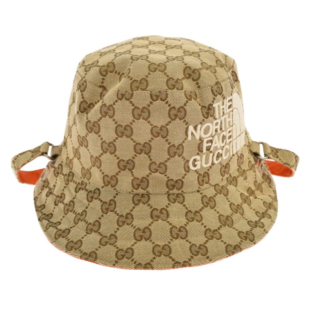 GUCCI (グッチ) GG Canvas Hat GG柄キャンバスリバーシブル