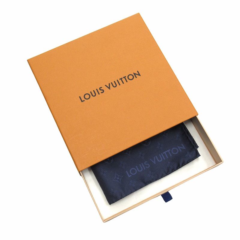 美品 24aw ルイヴィトン LOUIS VUITTON チーフ スカーフ ハンカチ