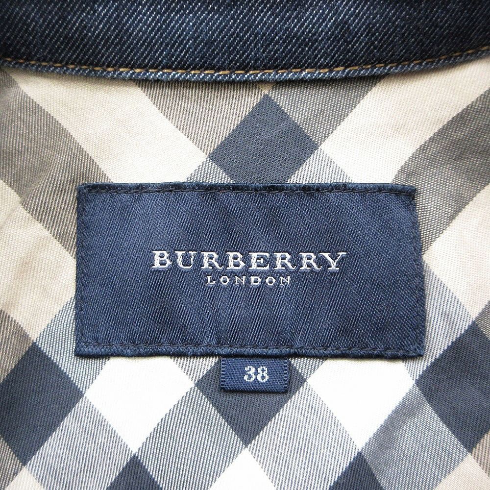 BURBERRY LONDON デニムジャケット　ノバチェック　ショート 38 BURBERRY LONDON デニムジャケット ノバチェック ショート 38