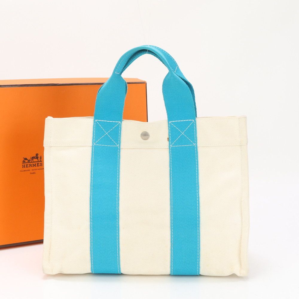美品 エルメス ボラボラ PM ブルー トートバッグ 【公式通販】