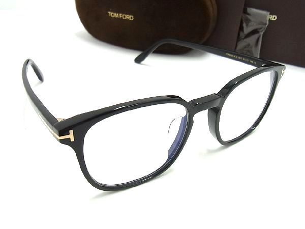 □新品同様□ TOM FORD トムフォード TF 5797-K-B メガネ 眼鏡 レディース メンズ ブラック系 AL7473-