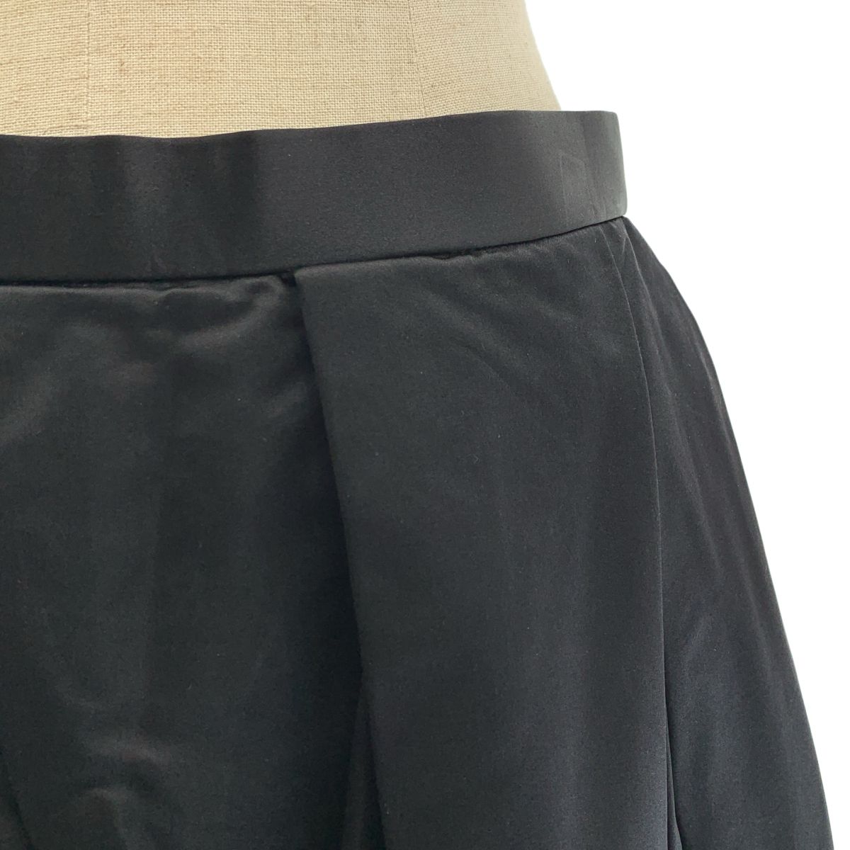 COMME des GARCONS コムデギャルソン 2010AW バックジップ ボリューム フ スカート 総裏地 S ブラック レディース