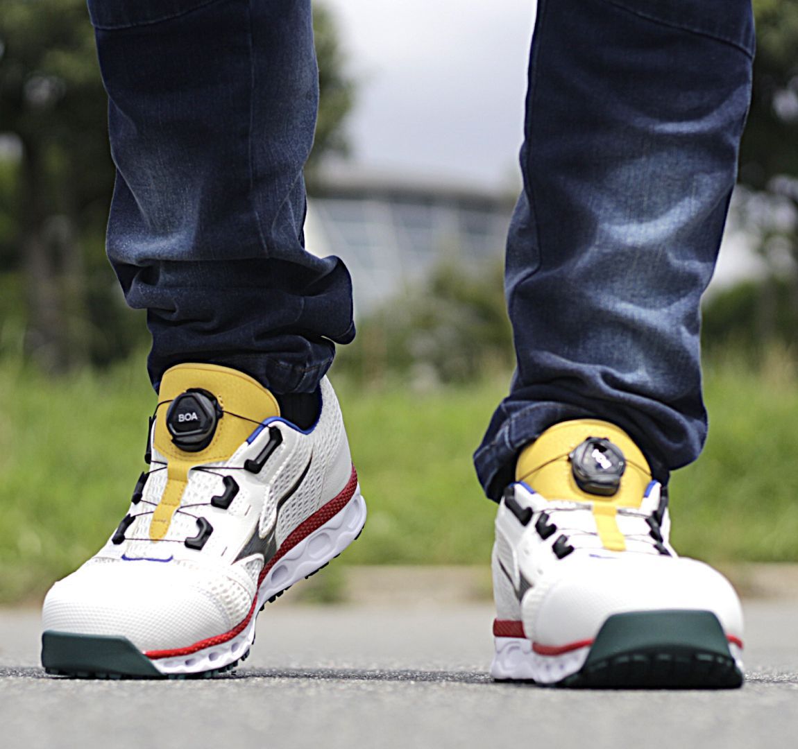 ミズノ 安全靴 ローカット 【ボアシステム】 限定商品 VH51L BOA