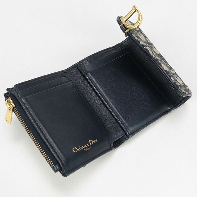 クリスチャンディオール Christian Dior 三折財布小銭入付き