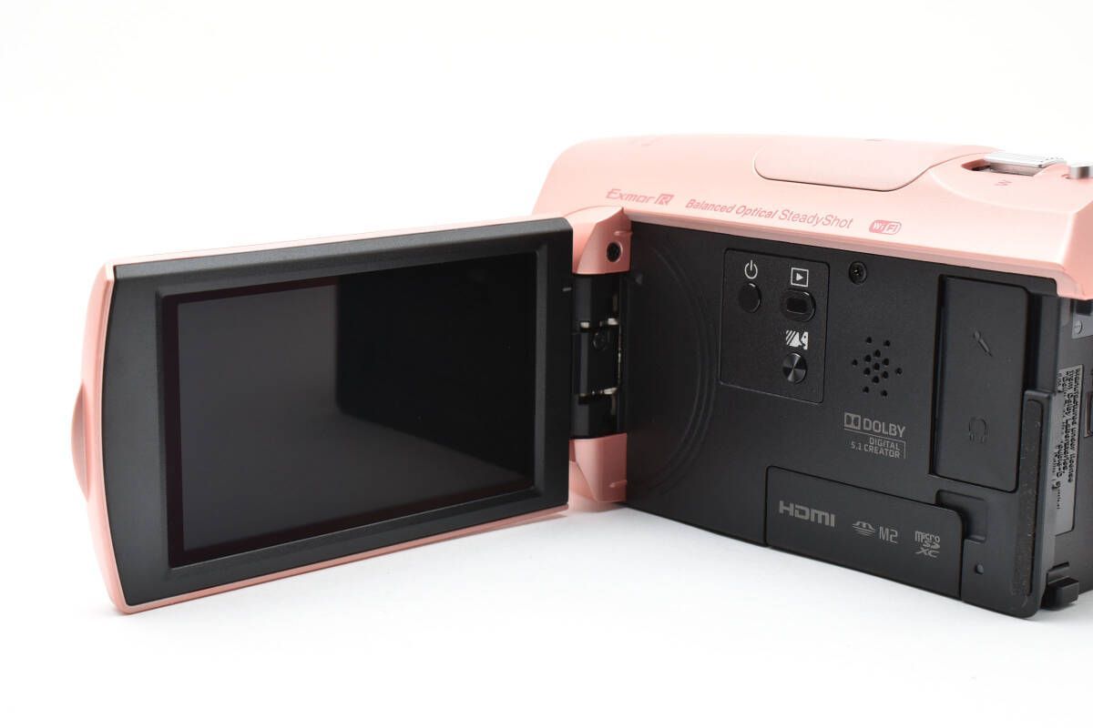 SONY ソニー HDR-CX670 ピンク ビデオカメラ ソニー、空間光学手ブレ補正やXAVC S対応のビデオカメラなど3