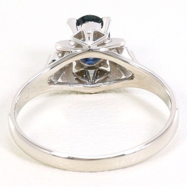 Pm900 リング 指輪 12号 サファイア 0.54 ダイヤ 総重量約3.4g - メルカリ 